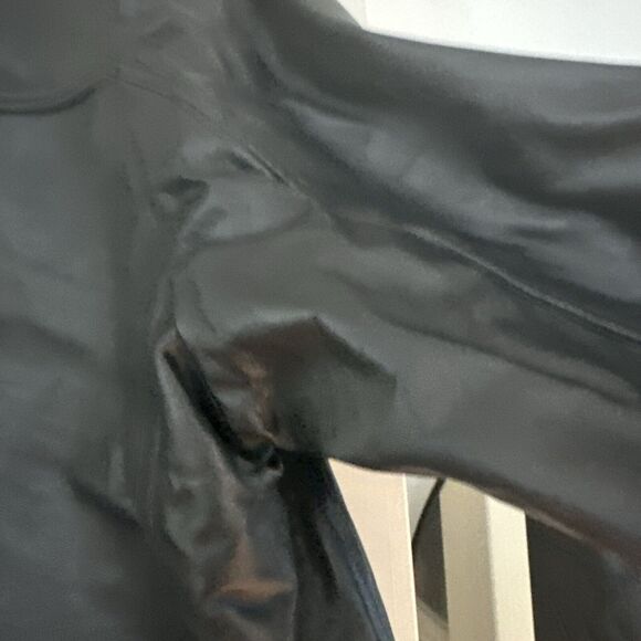 LA LEATHER California Leather Black Lined Coat Men's XL Button Vintage Jacket - Picture 15 of 16